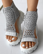 Riviera Boho Knit Sandals