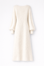 Celeste | Fuzzy Knit Maxi Dress