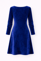 Isabella | Velvet Drape Dress