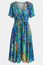 Aria | Mosaic Print Midi Dress