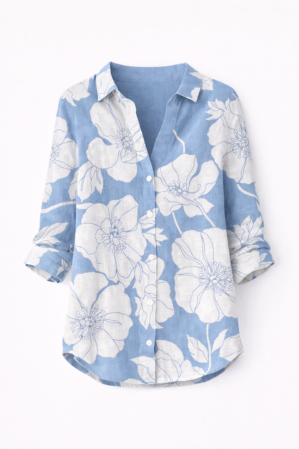 Elena | Relaxed Button-Up Blouse