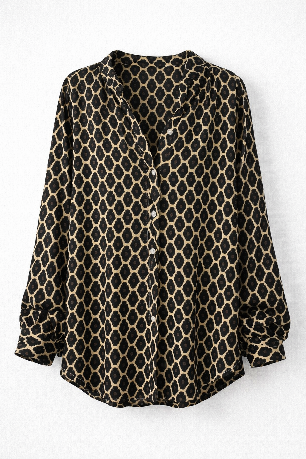 Nadia | Geometric Print Blouse