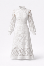 Valerie | Elegant Lace Midi Dress