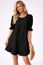 Livia | Ruffle Hem Mini Dress