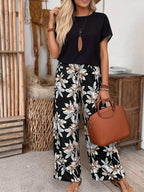 Evelyn | Elegant Floral Two-Piece Set