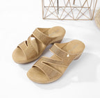 Siketu | Comfort Rhinestone Slide Sandals