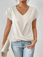 Lorainne | Tummy-Tucking V-Neck Top