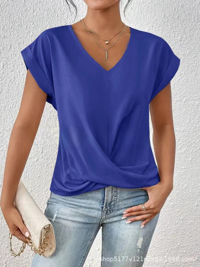 Lorainne | Tummy-Tucking V-Neck Top