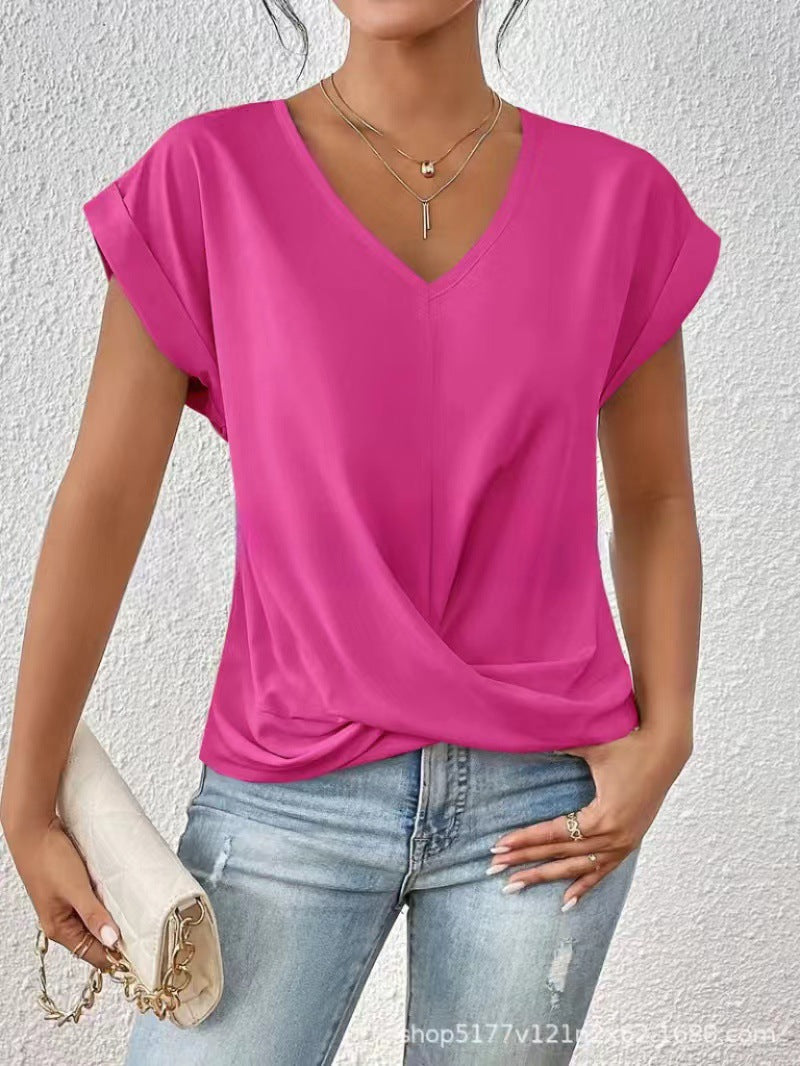 Lorainne | Tummy-Tucking V-Neck Top